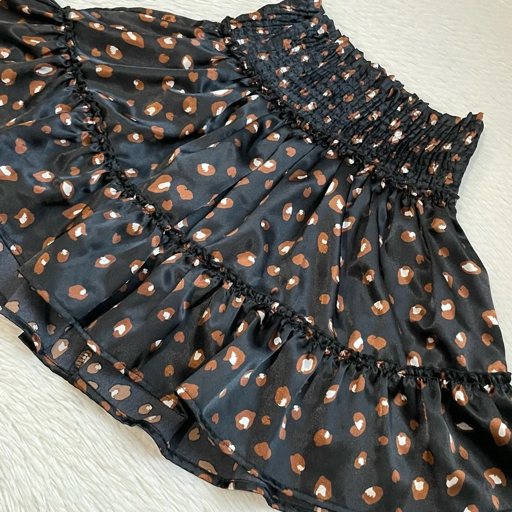 Altard State leopard print mini ruffled skirt - Picture 5 of 13